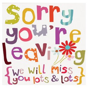 Sorry Your Leaving Clipart & Free Clip Art Images #8955.