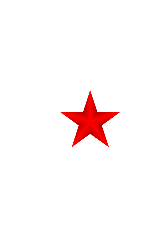 Free Clipart: Red Star.