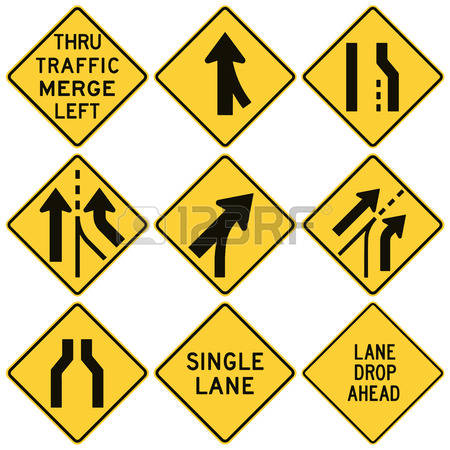 clipart road signs one lane ahead 20 free Cliparts | Download images on ...