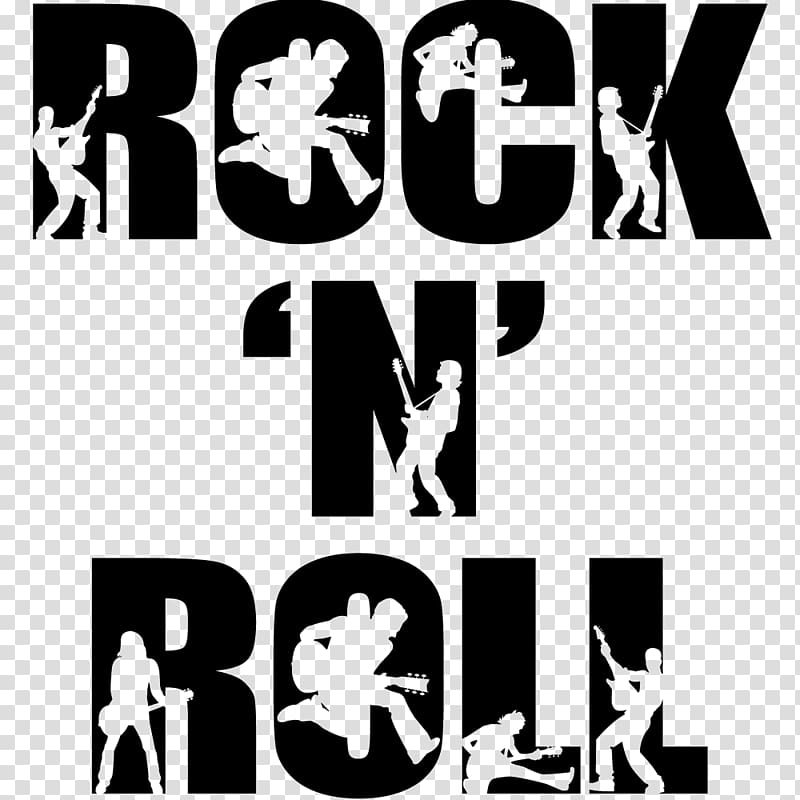 Rock n roll post, Rock and roll Rock music Silhouette Art.