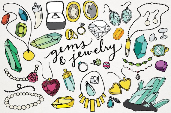 Gems and Jewelry Clipart & Logos.