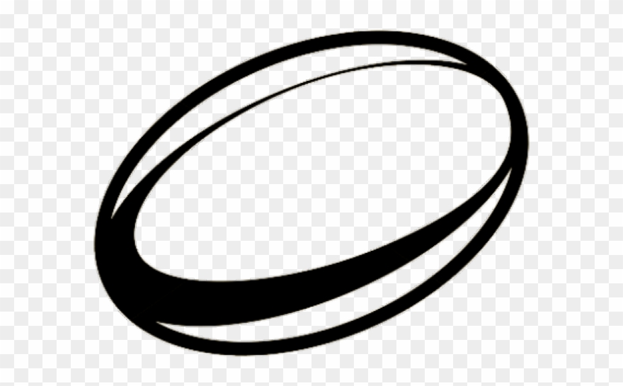 Rugby Ball Clipart Logo.