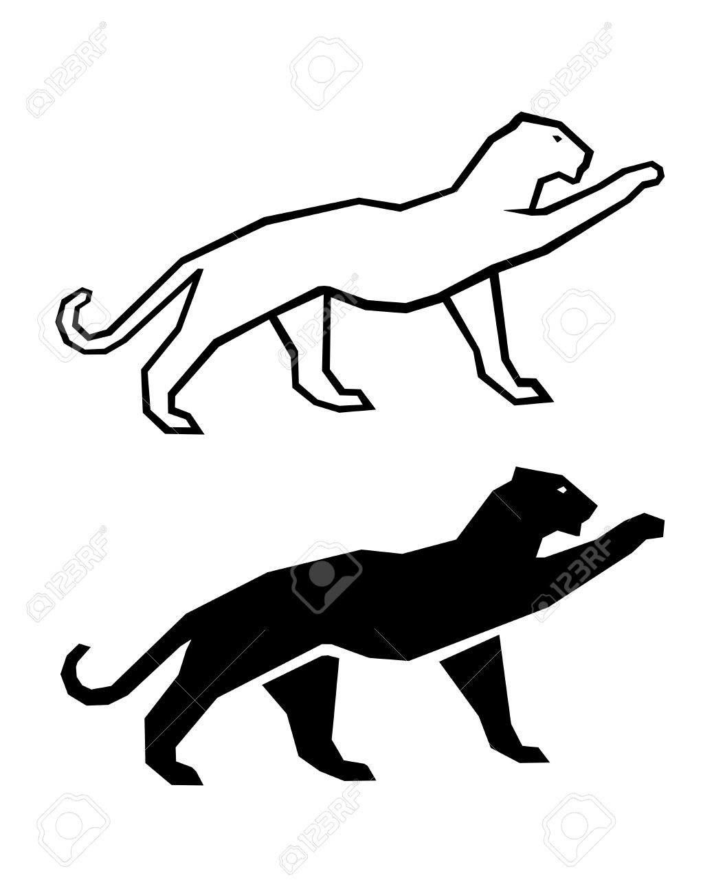 2,845 Black Panther Stock Vector Illustration And Royalty Free.
