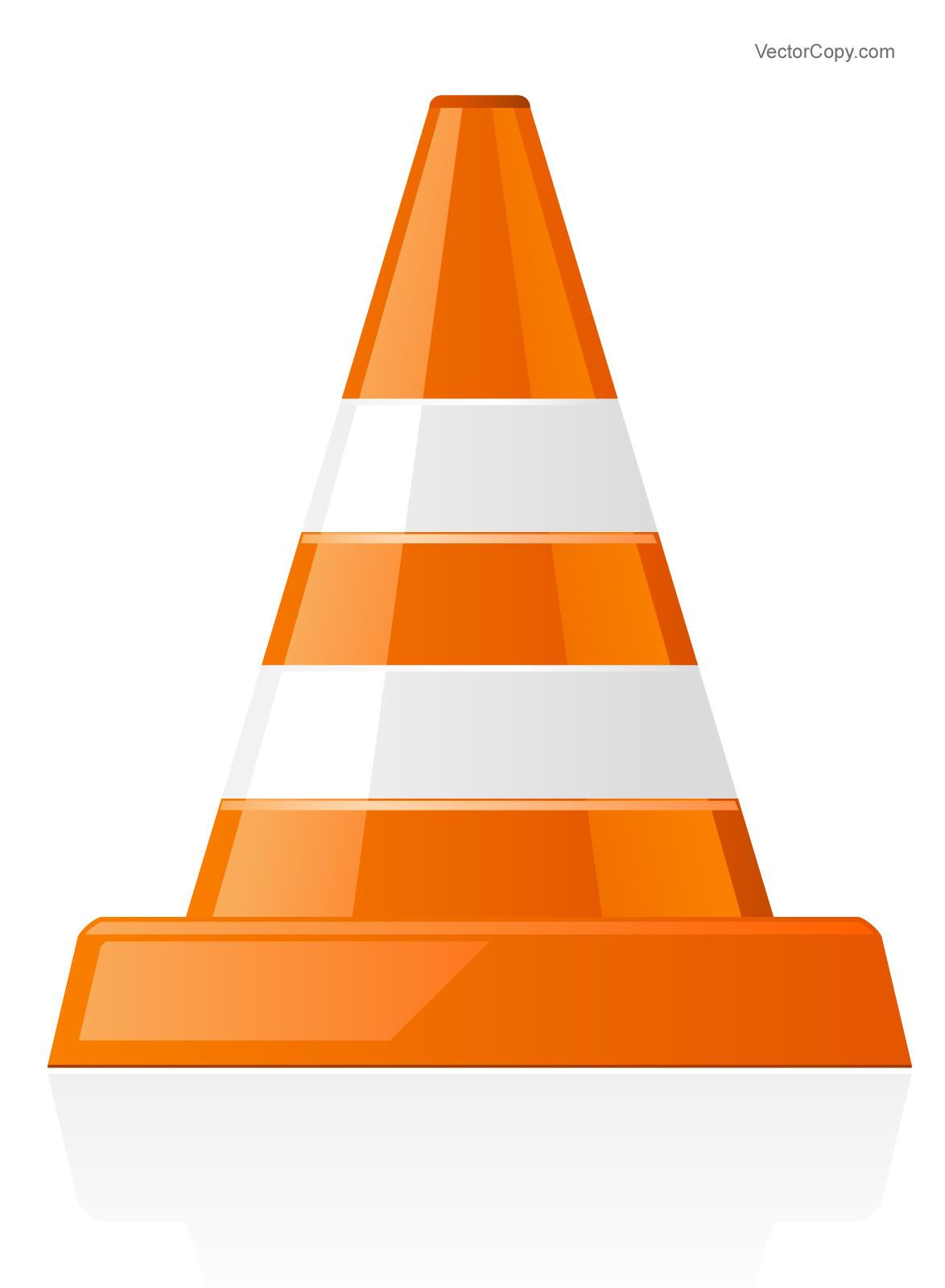 Traffic cone icon, free vector in 2019.
