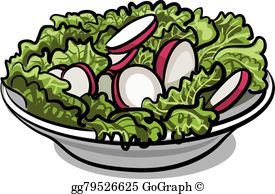 Salad Clip Art.