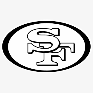 San Francisco 49ers, Nfl, Decal, Black And White, Text.