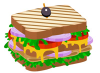 Free Sandwich Clipart.