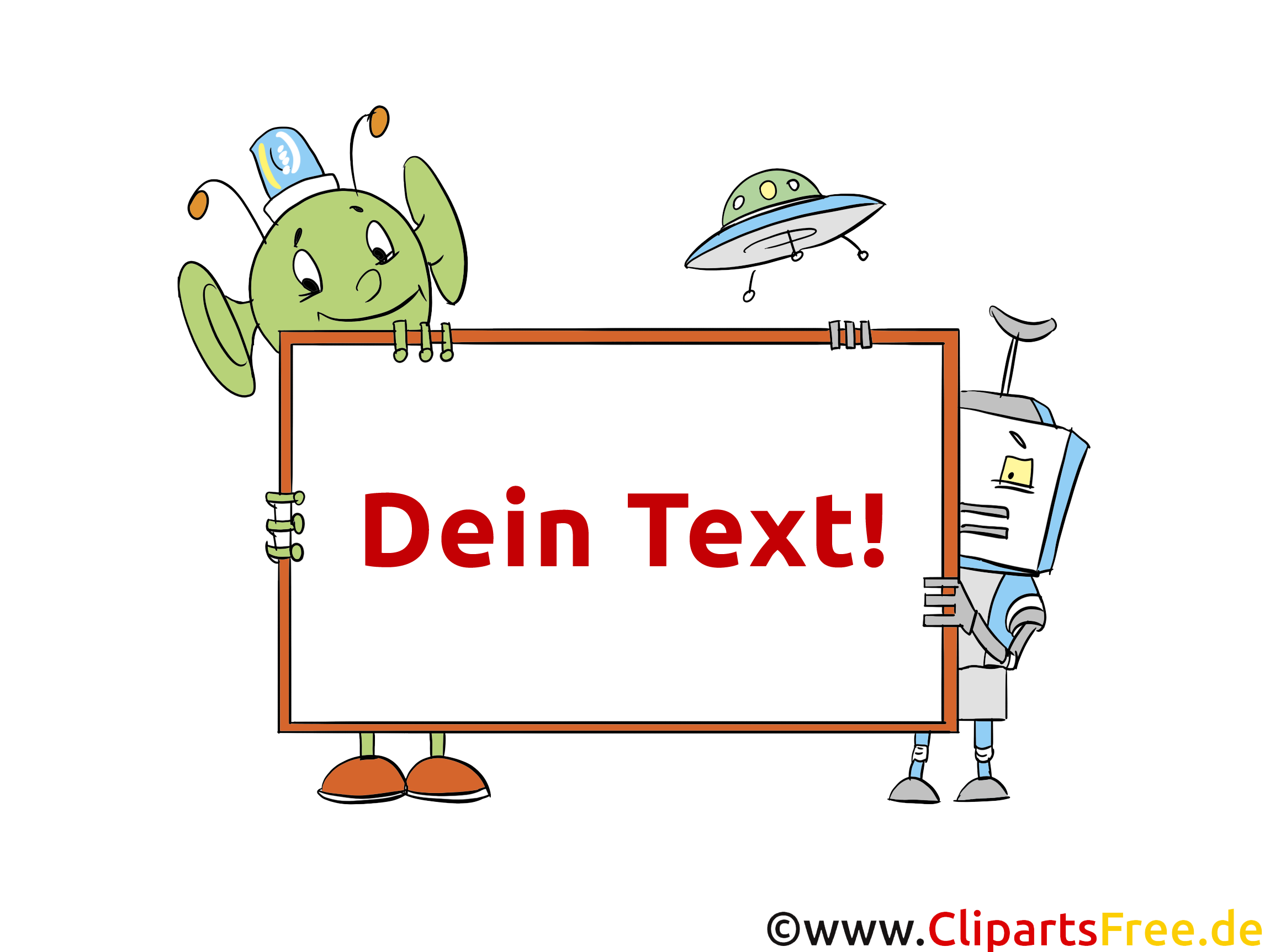 Lustige Schilder selbst gestalten und ausdrucken Clipart.