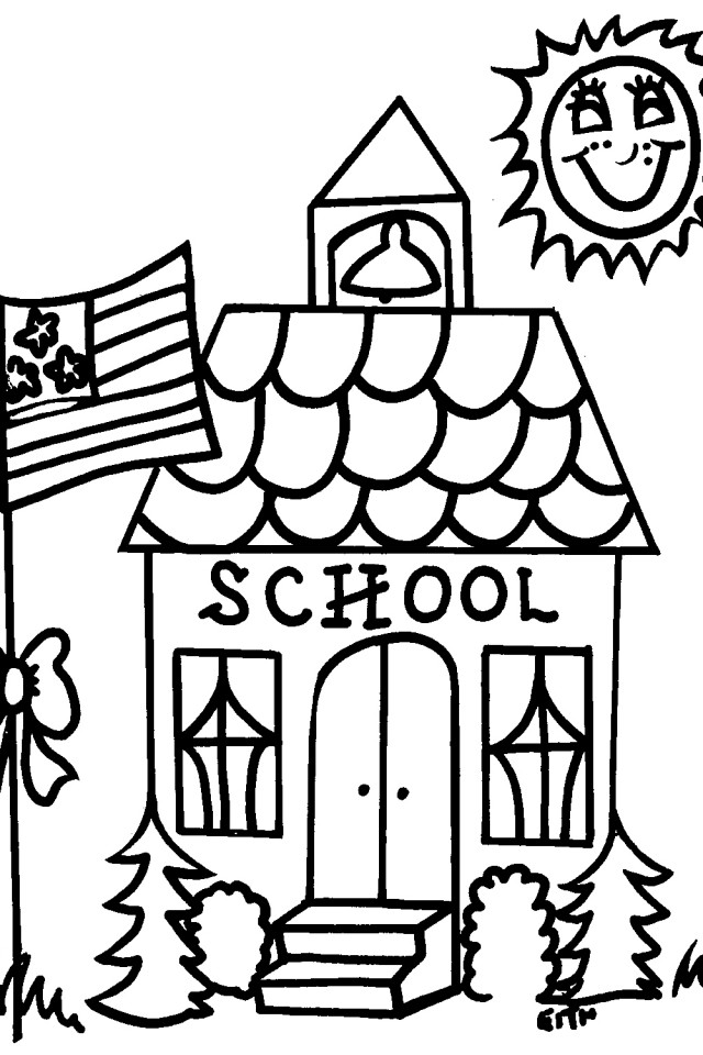 Free Schoolhouse Clipart Black And White, Download Free Clip.