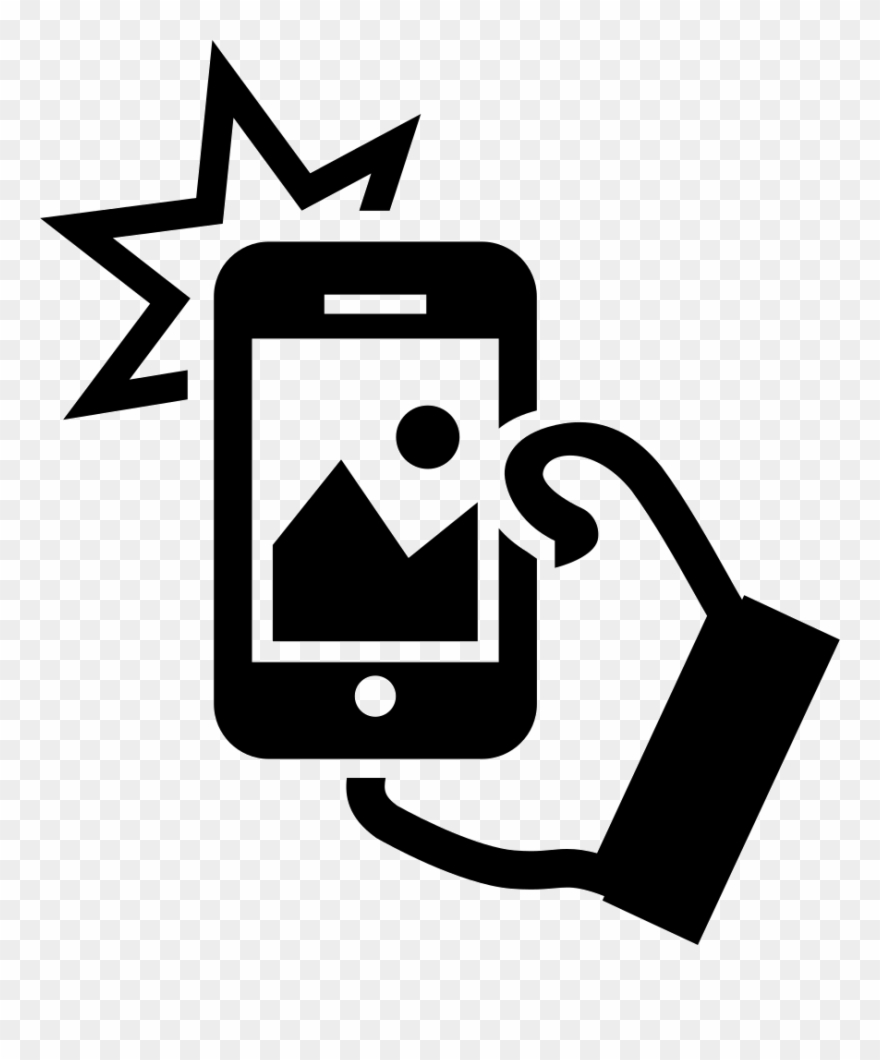 Taking A Selfie Svg Png Icon Free Download 18949 Phone.