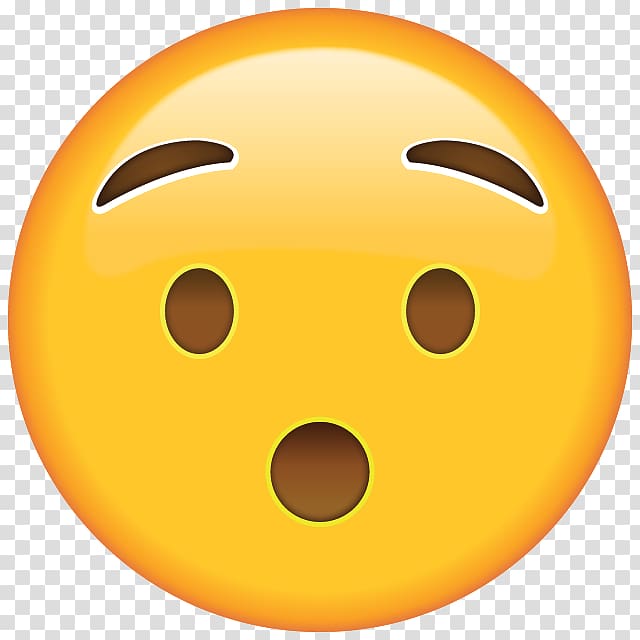 Emoji Wink Emoticon Smiley, shocked face transparent.