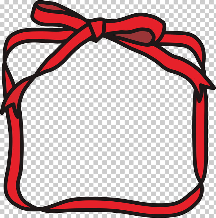 Shoelace knot Red , Bow Border PNG clipart.