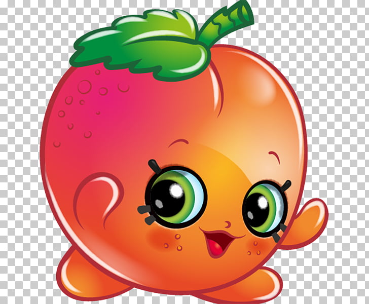 Apricot Fruit Shopkins , apricot PNG clipart.