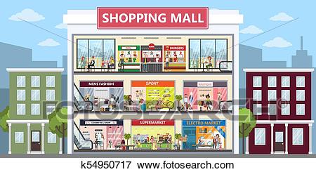 clipart shopping mall 20 free Cliparts | Download images on Clipground 2024