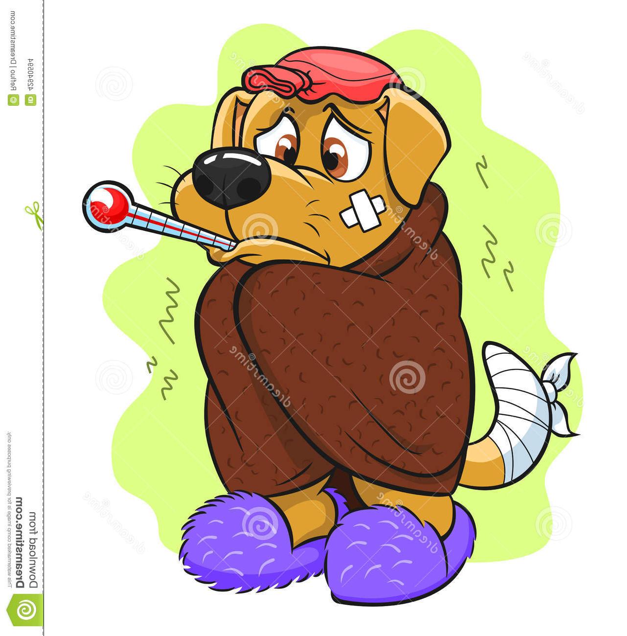 Top Sick Dog Cartoon Vector File Free » Free Vector Art.