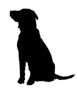 dog silhouette. dog silhouette white clip art. dog silhouette.