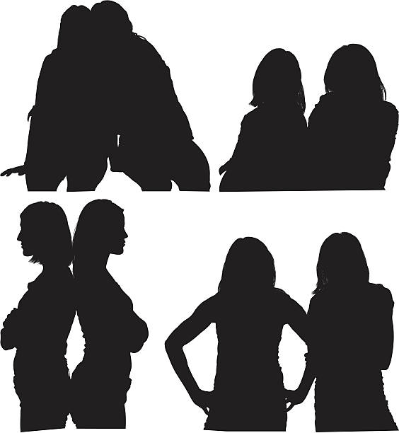 Free Free 165 Best Friends Silhouette Svg SVG PNG EPS DXF File