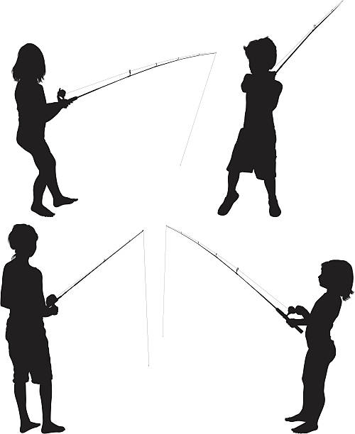 Download clipart silhouette of girl fishing 20 free Cliparts ...