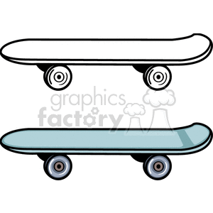 Download High Quality skateboard clipart vector Transparent.