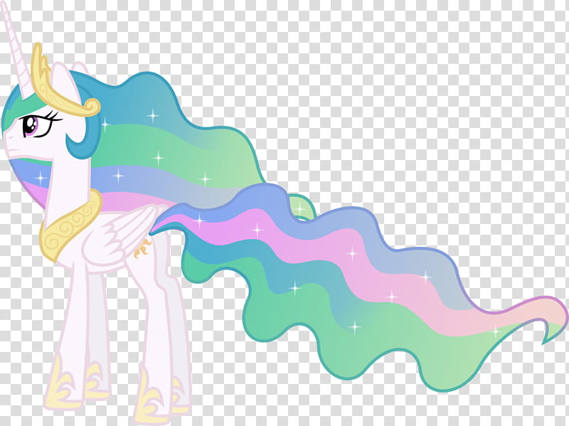 Princess Celestia Gazing Skyward, Little Pony character.