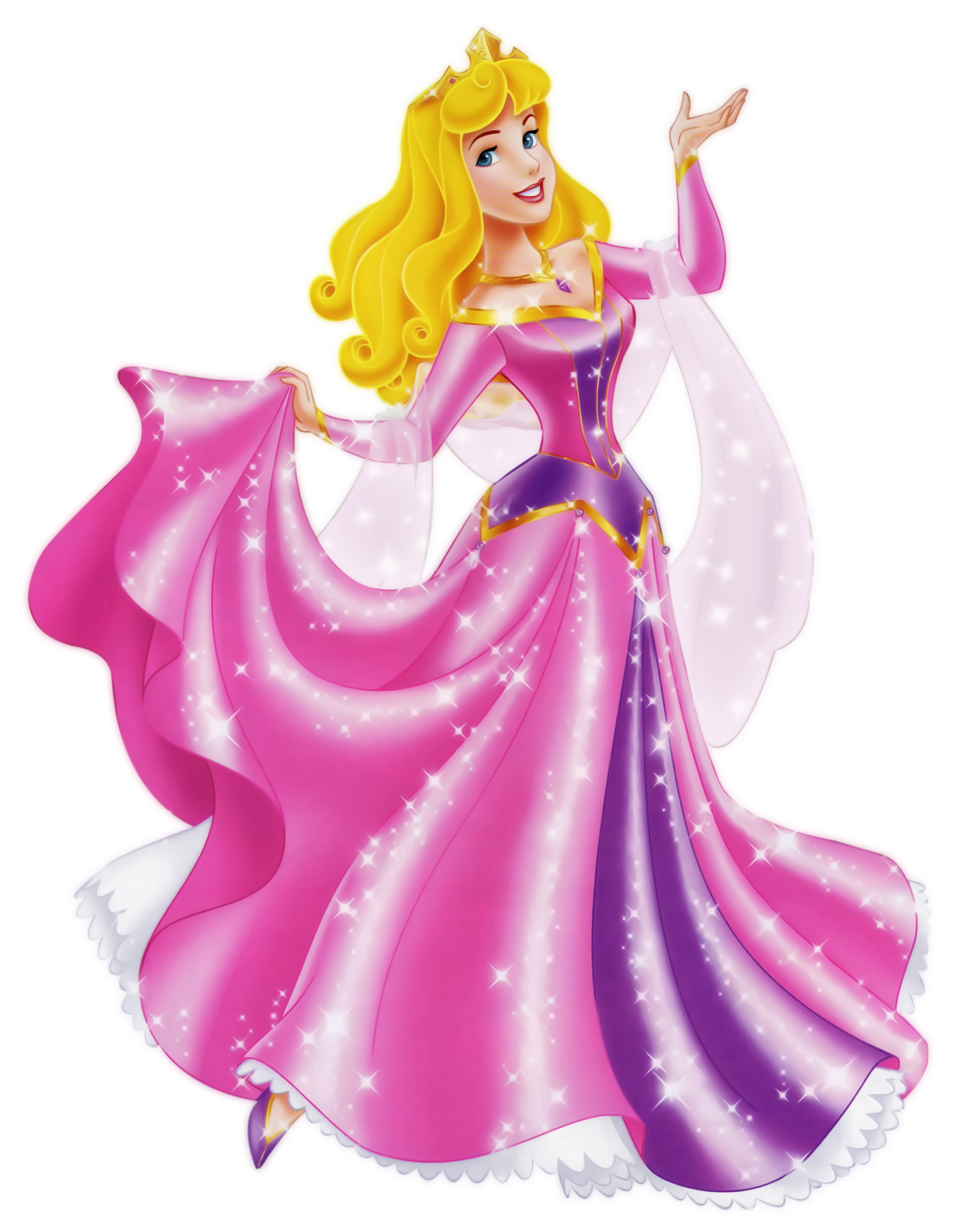 Sleeping Beauty Transparent PNG Clip Art Image.