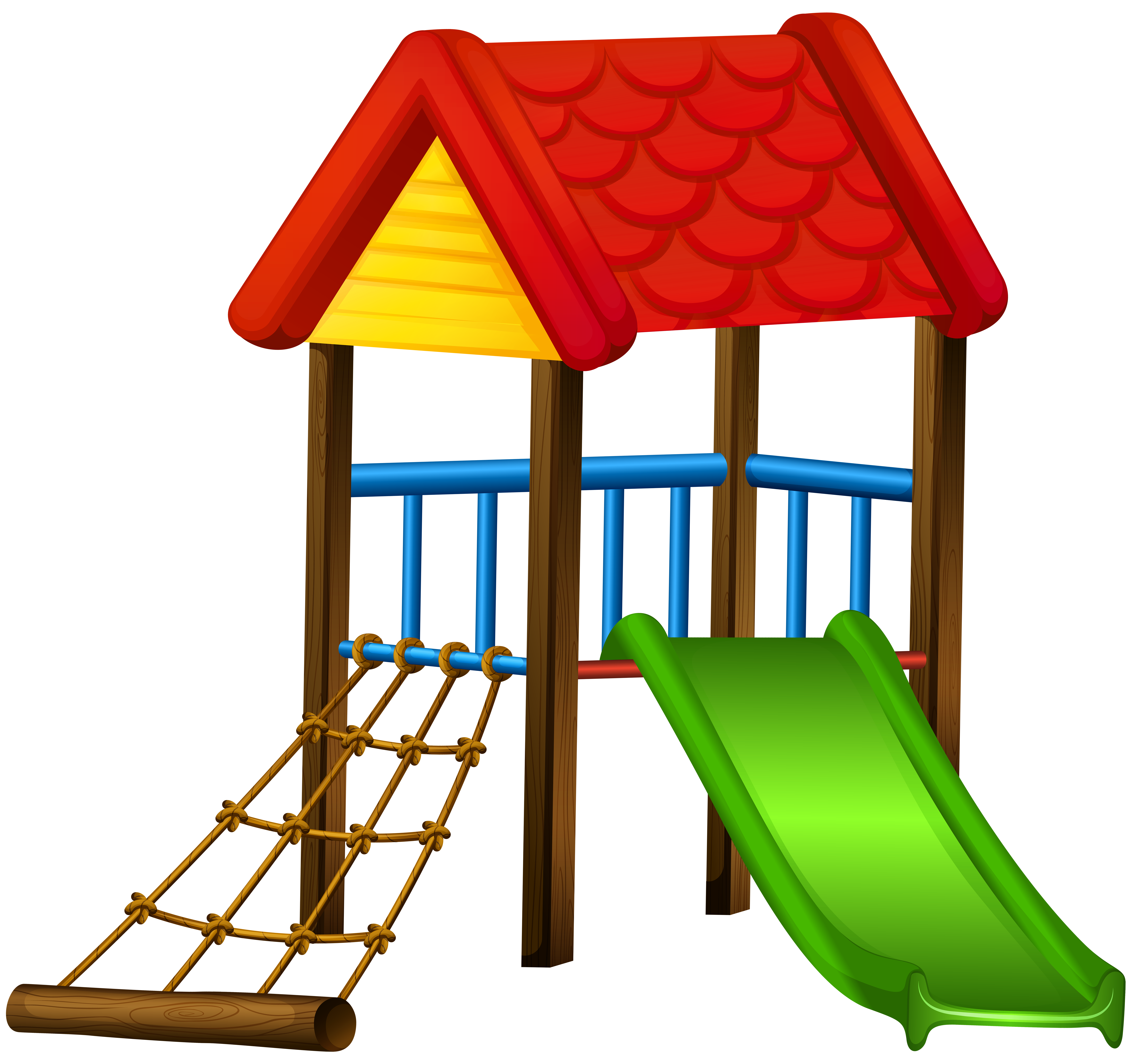 Slide with Roof PNG Clip Art.