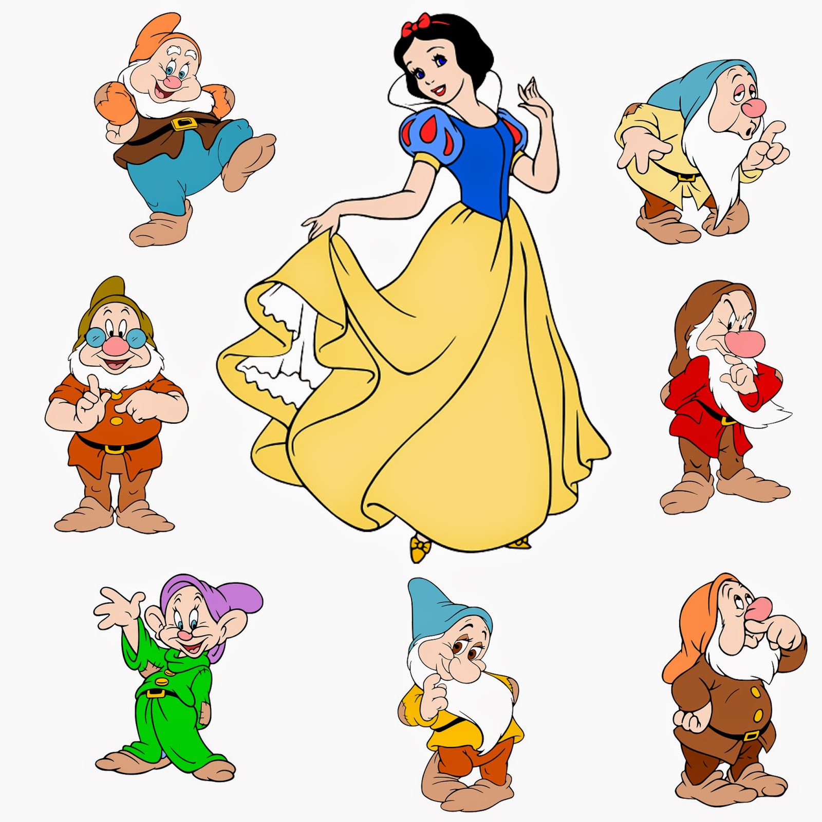Snow White And The Seven Dwarfs Clipart at GetDrawings.com.