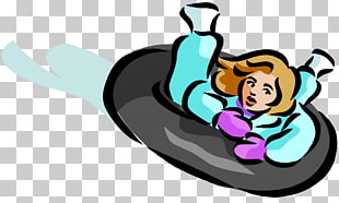Snow Tubing cut out PNG cliparts free download.