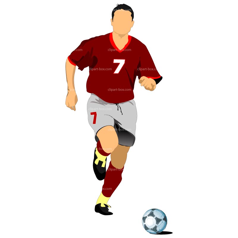 Soccer Player Clipart.