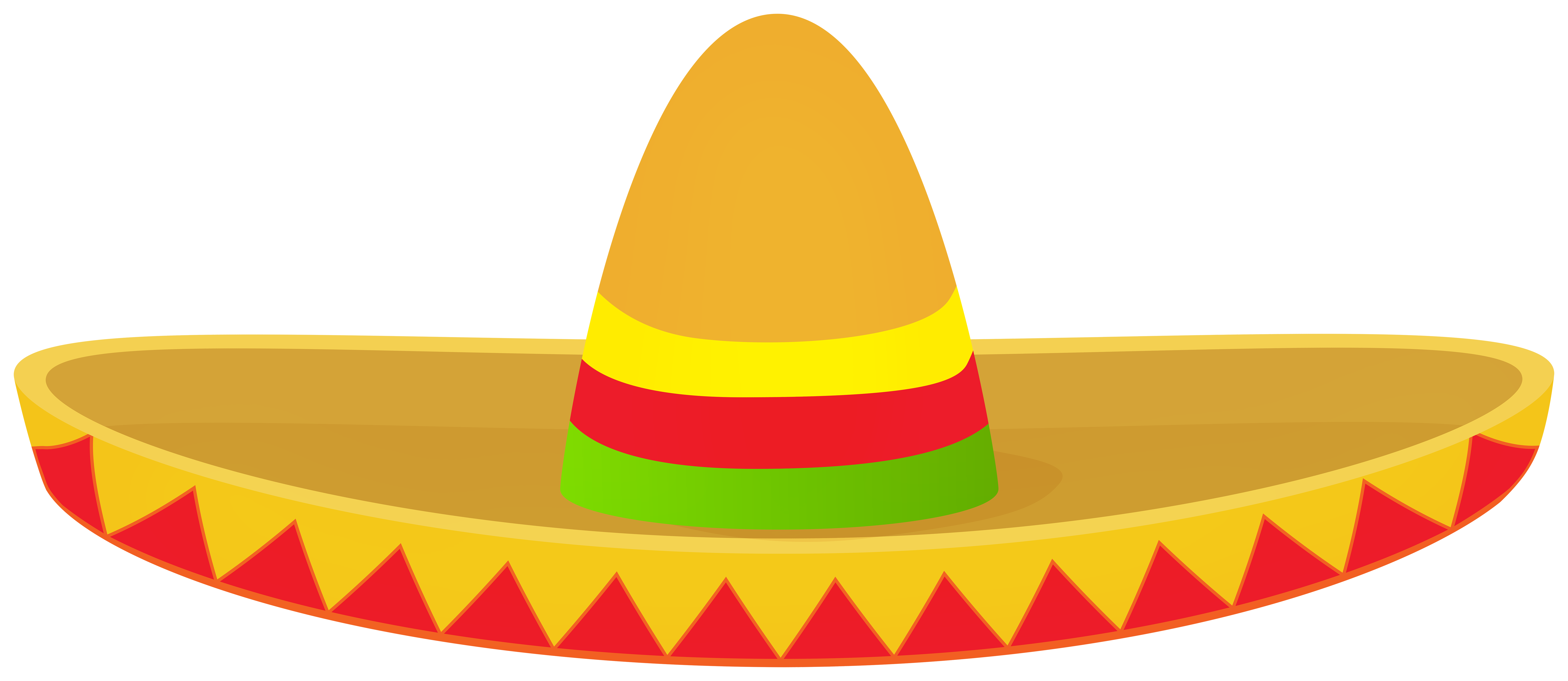 Sombrero Cut Out Template