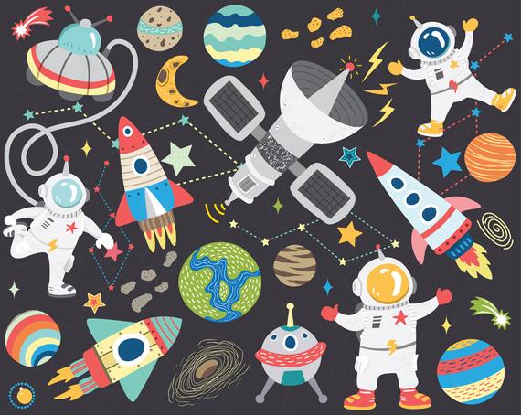 Outer space clipart.