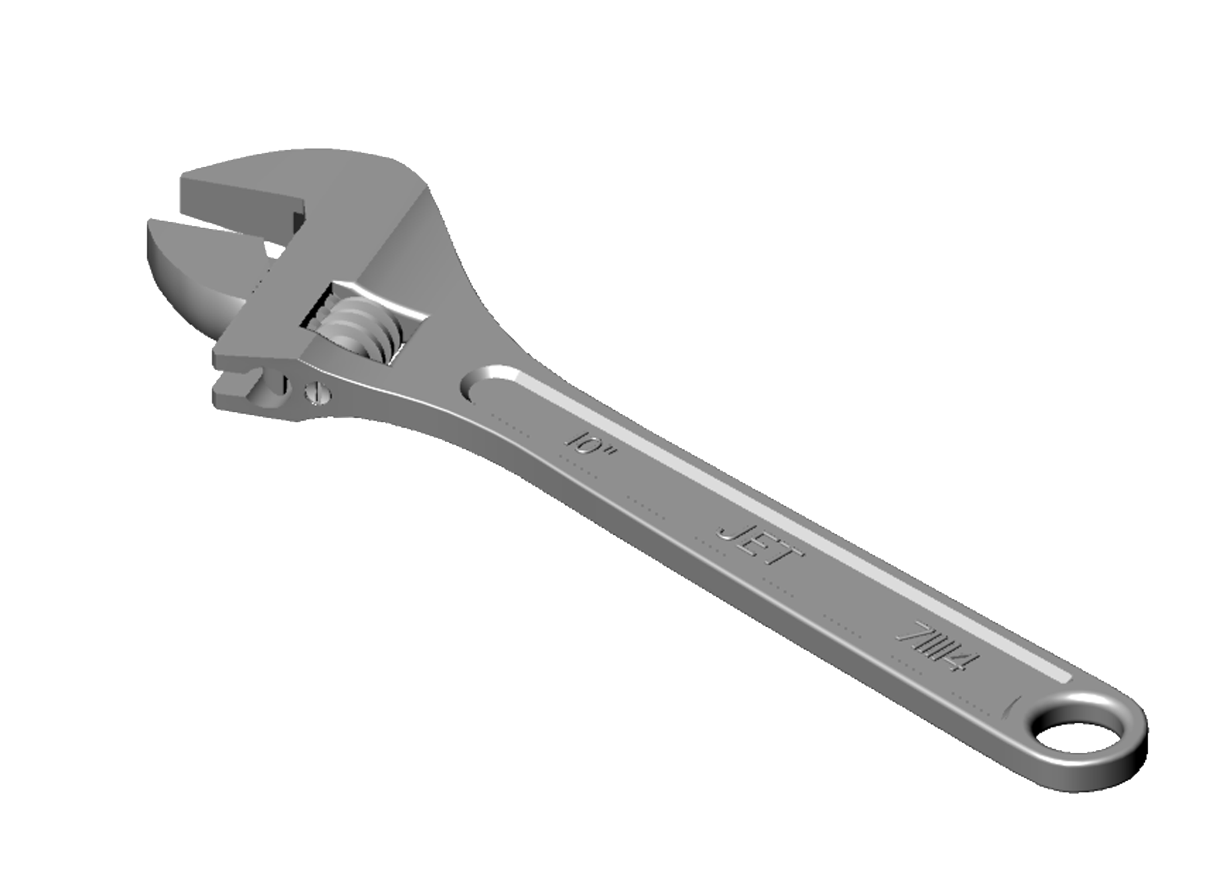 Adjustable spanner Wrench Clip art.