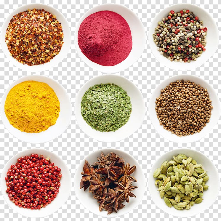 Assorted herbs and spices, Allspice Herb Food Spice mix.