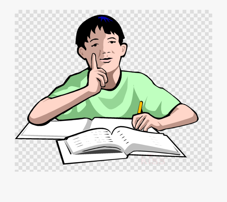 Download Person Studying Transparent Clipart Study.