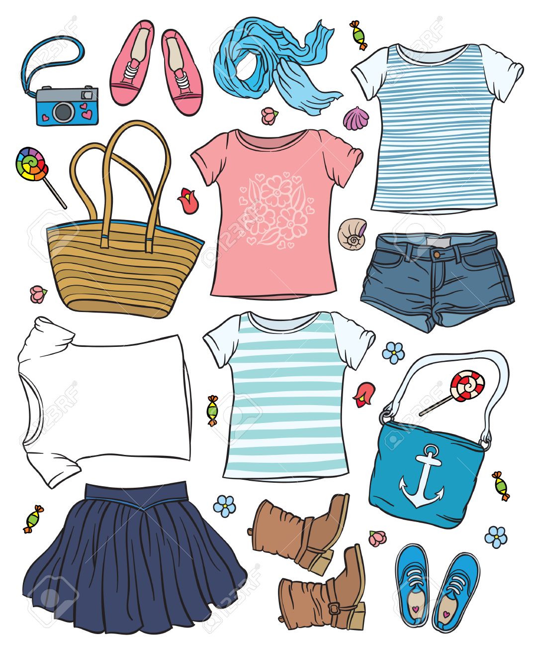 clipart summer clothes 20 free Cliparts | Download images on Clipground