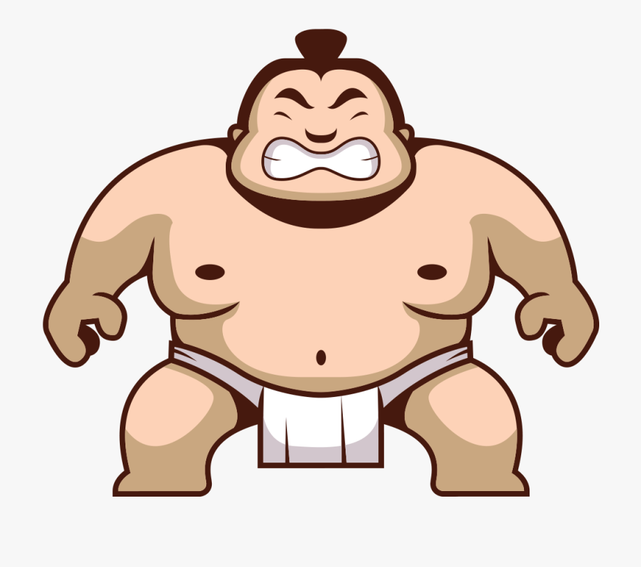 Wrestlers Clipart Sumo Wrestler.
