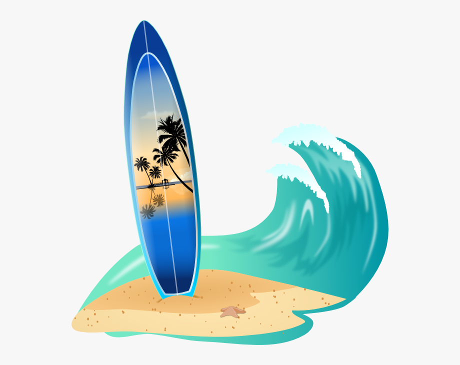 Surfboard Clip Art.