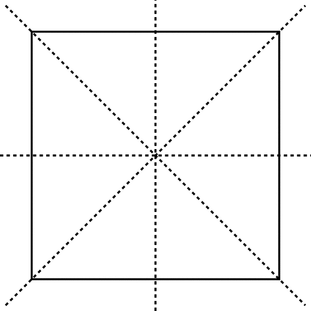 Lines of Symmetry, Square With.