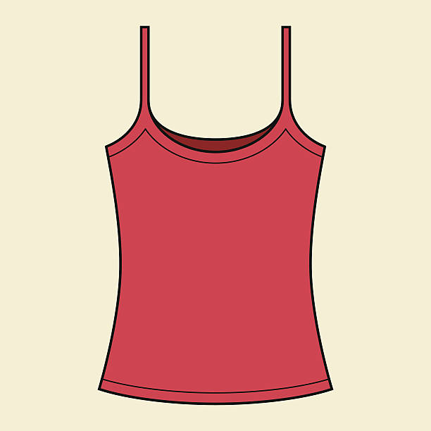 Tank Top Template Women Bodysuit Clip Art, Vector Images.