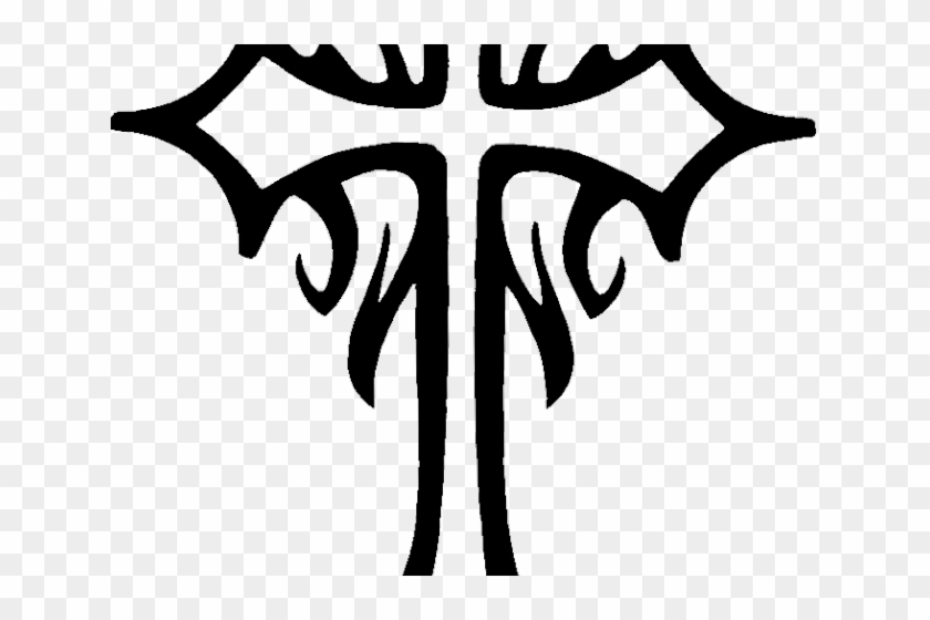 Gothic Tattoos Clipart Cross.