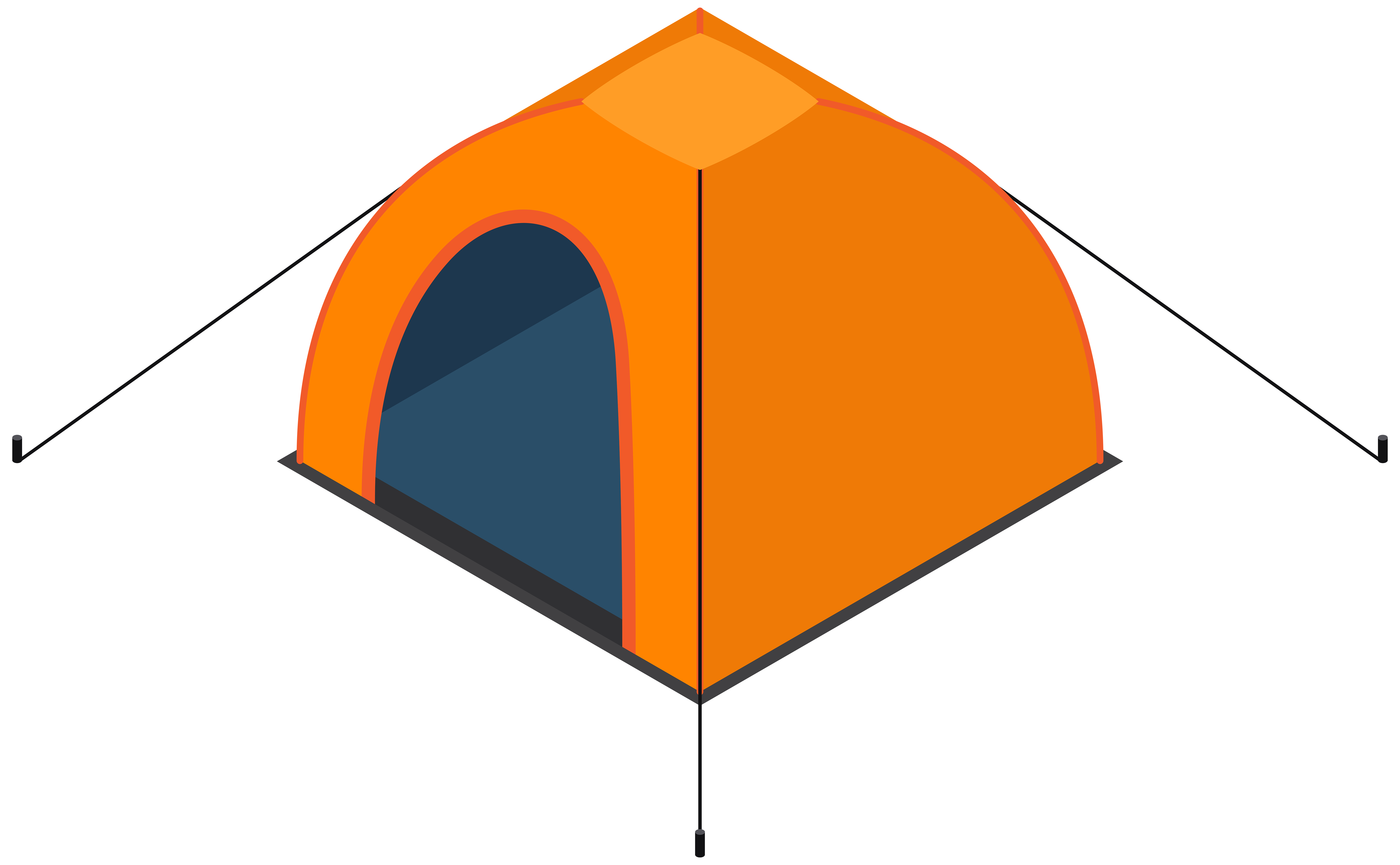 167 Camping Tent free clipart.