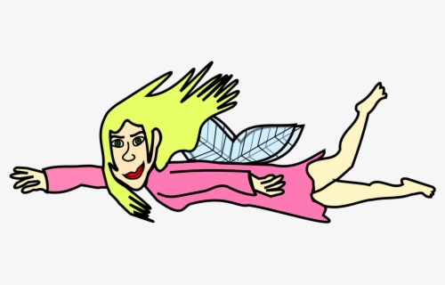 Free Girl Swimming Clip Art with No Background.