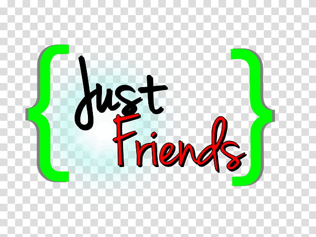 Just Friends, just friends text transparent background PNG.