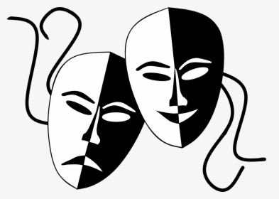 Theater Masks Clipart.