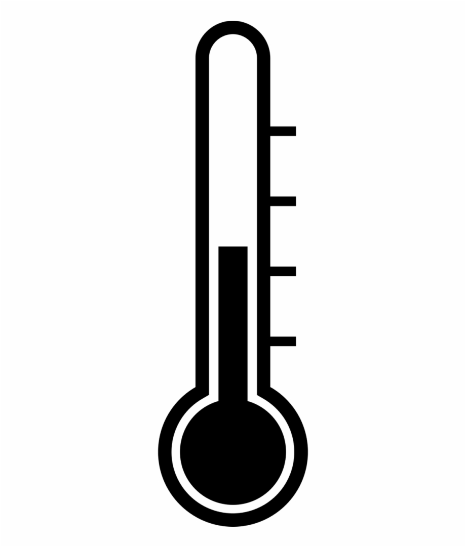 Thermometer Clipart Black And White.