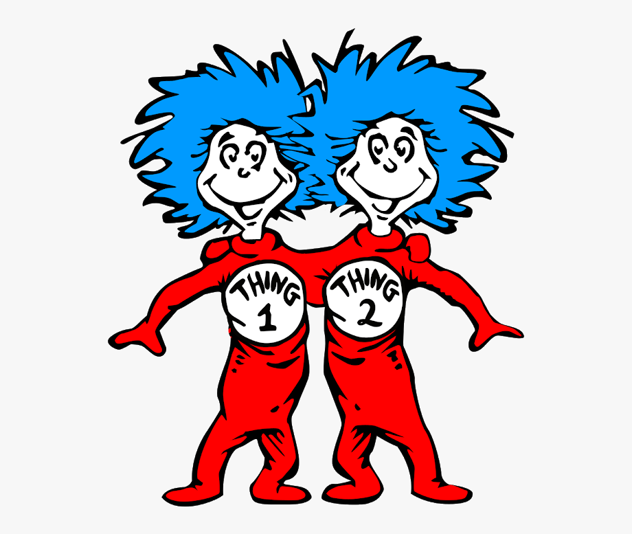 Dr Seuss Clipart Thing 1.