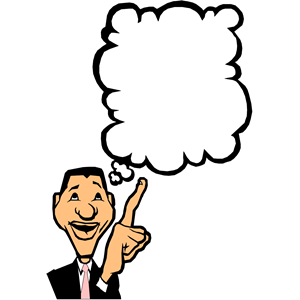 clipart of man thinking.