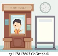 Ticket Booth Clip Art.