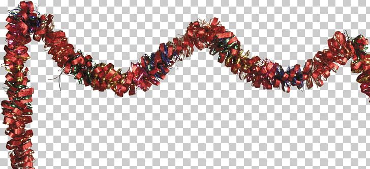 Tinsel New Year Christmas Ornament PNG, Clipart, Bead, Body Jewelry.