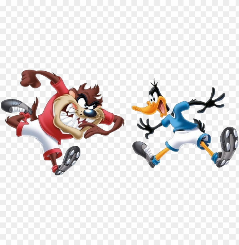 looney tunes playing football clipart.